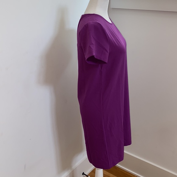 NWOT Chelsea28 Crepe Shift Dress in Purple - Picture 5 of 8